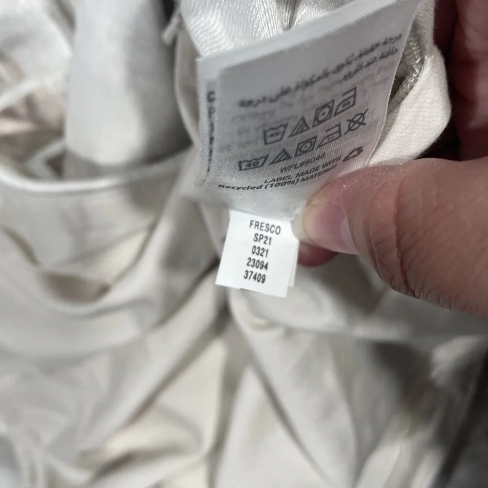 NIB $335 [ Full /‎ Queen ] Duvet Cover for Hotel Collection Fresco Metallic Gold